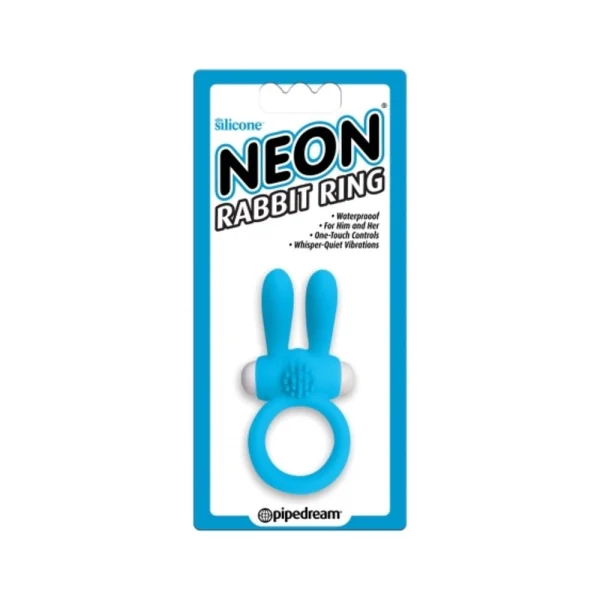 Neon Rabbit Ring - Blue