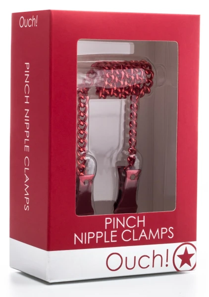 Sex & Mischief Chained Nipple Clamps by Sportsheets