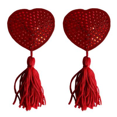 Nipple Tassels Heart Red