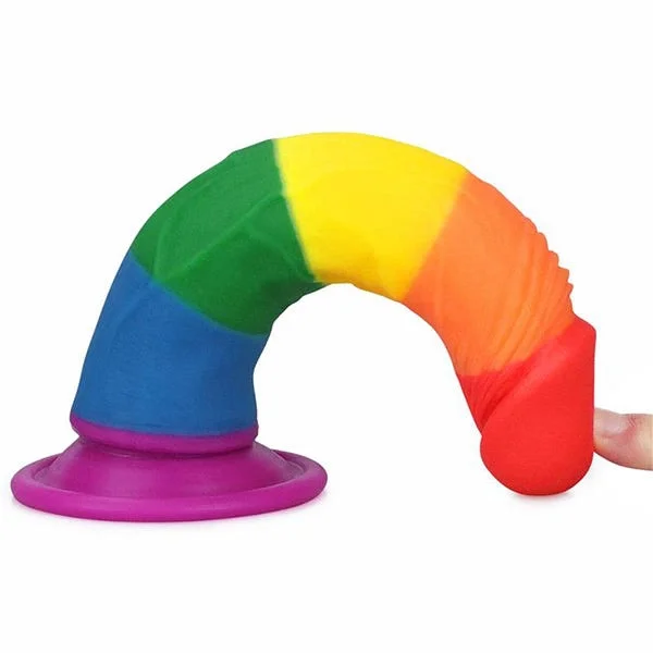 Lovetoy 7-Inch Prider Rainbow Dildo