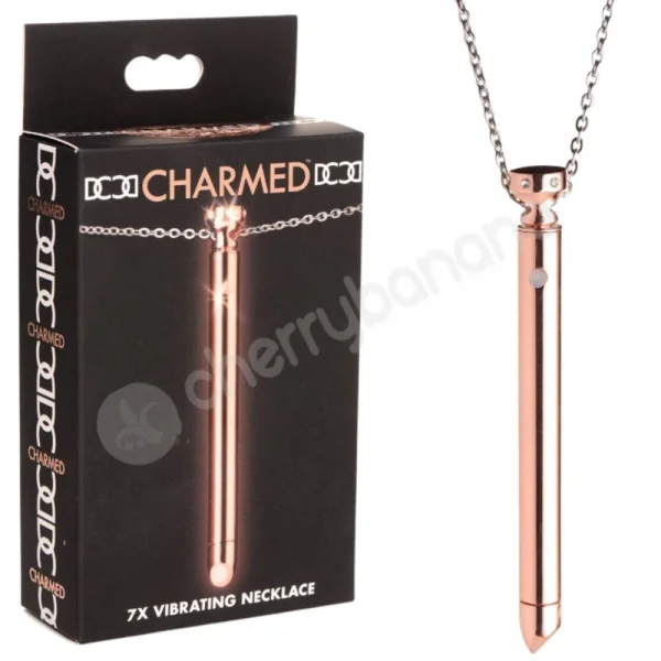 Charmed 7X Rose Gold Vibrating Necklace