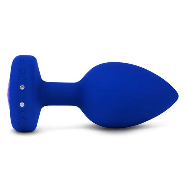 b-Vibe Vibrating Jewel Plug L/Xl Navy