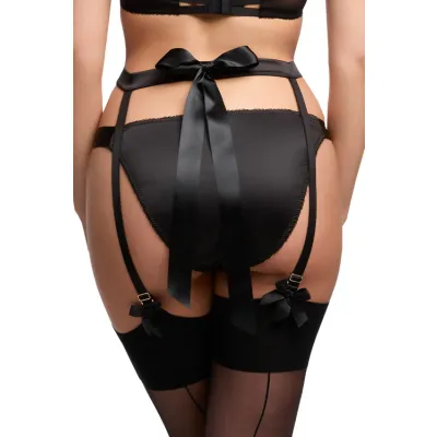 Dita Von Teese Von Follies Beau Teese Black Suspender Garter Belt