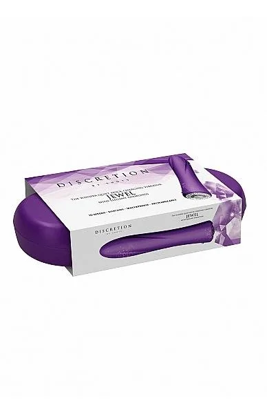 Discretion Vibrator Jewel Purple