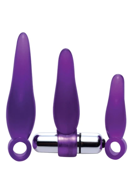 Fanny Fiddlers 3 Piece Finger Rimmer Set With Vibrating Bullet