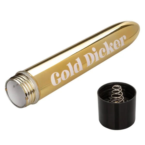 Naughty Bits Gold Dicker Personal Vibrator