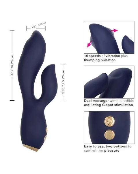Chich Blossom Rabbit Vibrator - 7 Inch