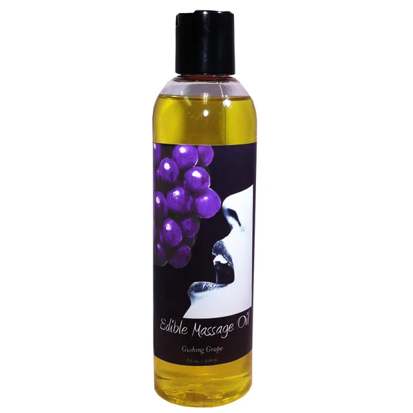 Earthly Body Edible Massage Oil Grape 8oz. — image 6 of 6
