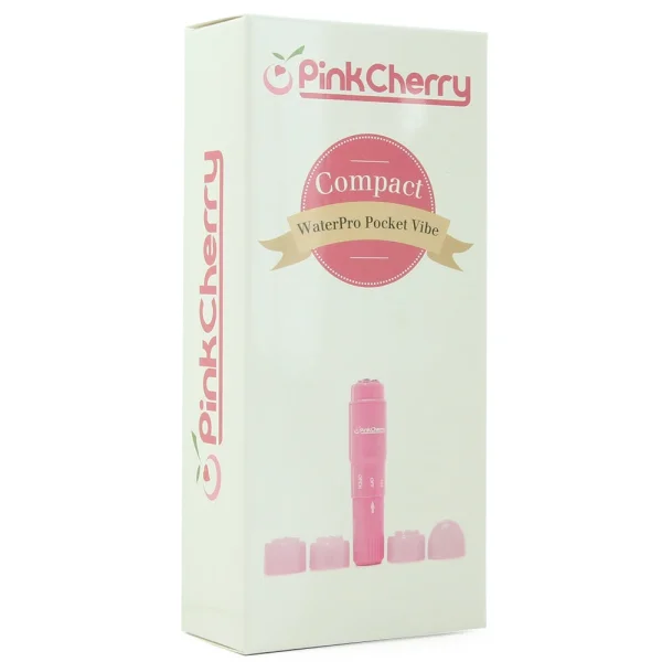 PinkCherry Compact WaterPro Pocket Vibrator