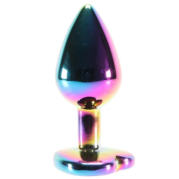 NS Novelties Rear Assets Multicolor Heart Small Plug