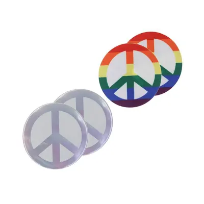 Pride Peace Signs Pasties Rainbow