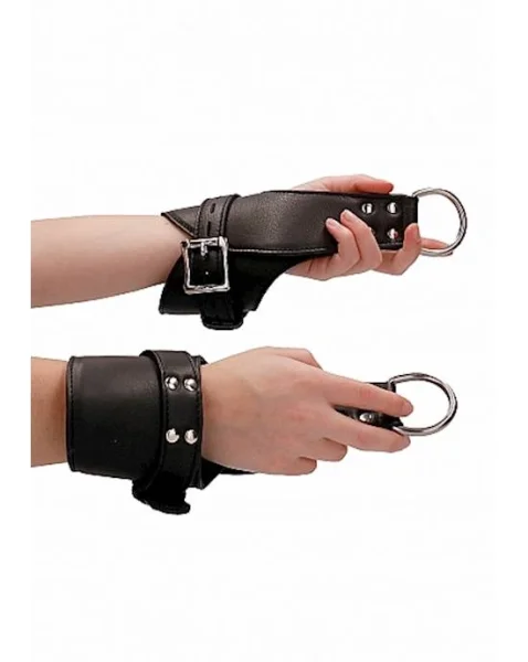 Suspension Wrist Bondage Handcuffs - Black