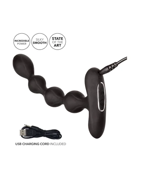 Eclipse Slender Beads - Black - 7 Inch