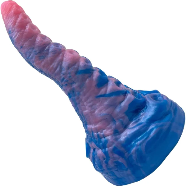 BIG Daddy Davy The Sucker Large 7.25" Platinum Silicone Fantasy Dildo By Dee's Big Daddies - Borealis