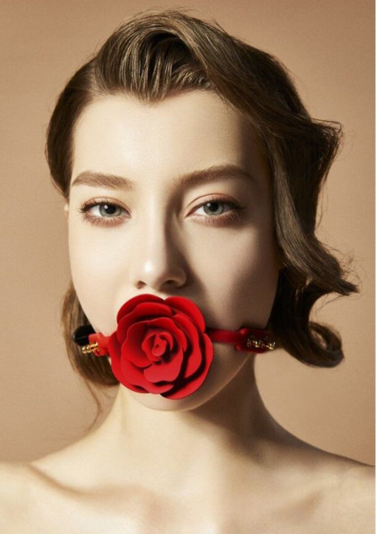 Rose ball Gag