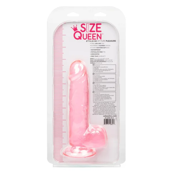 Size Queen 6 Inch - Pink