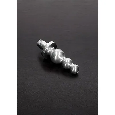 Revers Triple Ripple Enema Nozzle Silver Silver