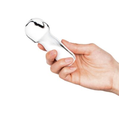 Mon Amour Lil Lover White Marble 16 Function Mini Wand Vibrator
