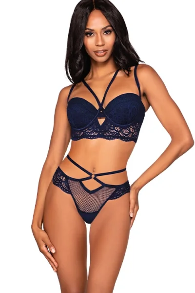 Wanderlust Lace Bra and G-String Set By Dreamgirl