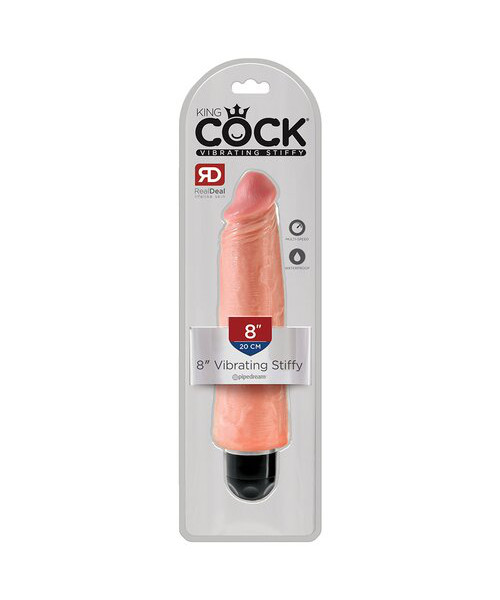 Pipedream King Cock Light Stiffy Dildo Vibe - 6, 7, 8, 10 Inch — image 9 of 11