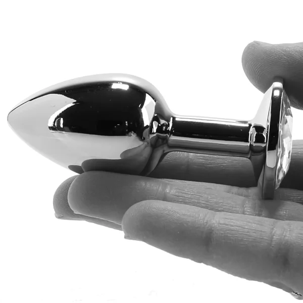 Adam And Eve Clear Gem Anal Plug Small — image 6 of 8