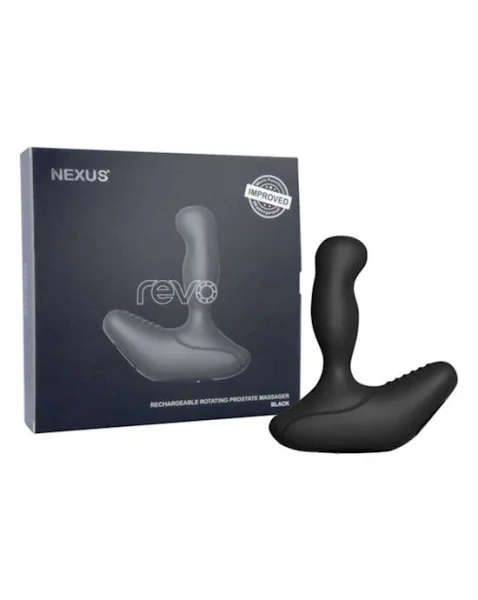 Nexus Revo 2 P-spot Toy - Black - 5.7 Inch