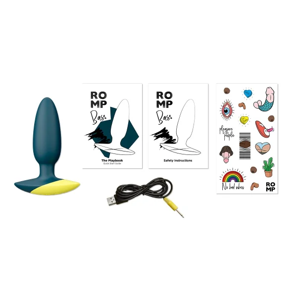 ROMP Bass Rechargeable Vibrating Anal Plug