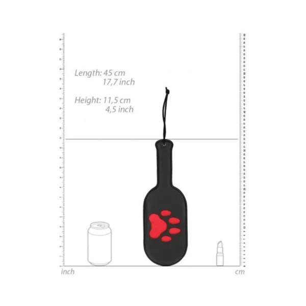 Puppy Play Paw Paddle Red