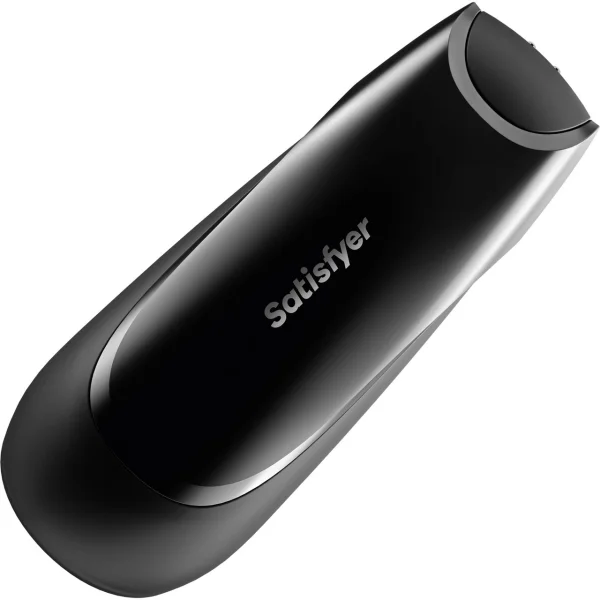 Satisfyer Men Vibration+ App Enabled Rechargeable 14-Function Vibrating Penis Masturbator