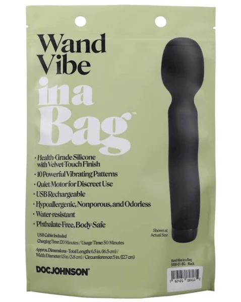 Wand Vibe in a Bag - Black