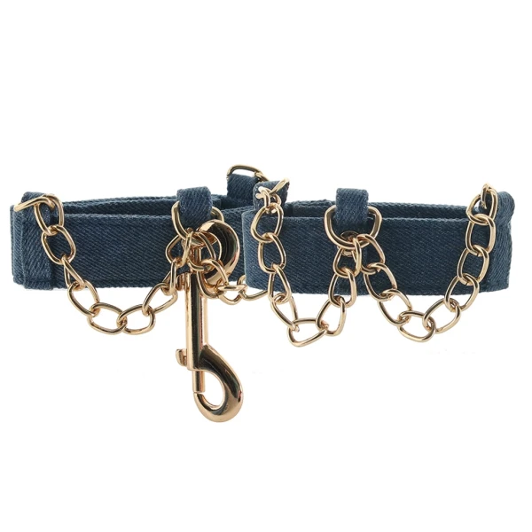 Ride 'em Premium Denim Collection Wrist Cuffs