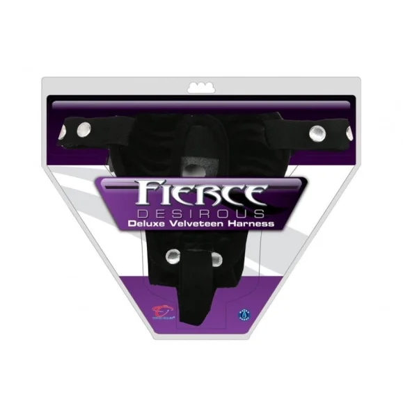 Fierce Desirous Deluxe Velveteen Harness — image 9 of 15