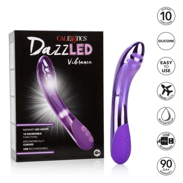 CalExotics DazzLED Vibrance G-Spot Vibe with Pulsing LED Lights — image 18 of 18