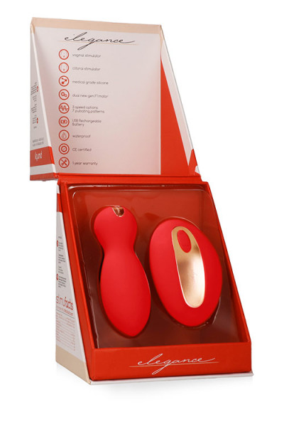 Shots Toys Purity Dual Vibrating Bullet with Stimulating Remote