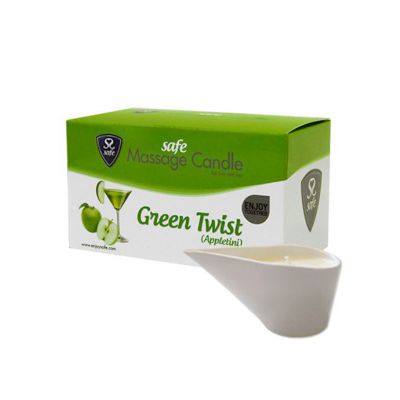 Safe Massage Candle Green Twist Appletini