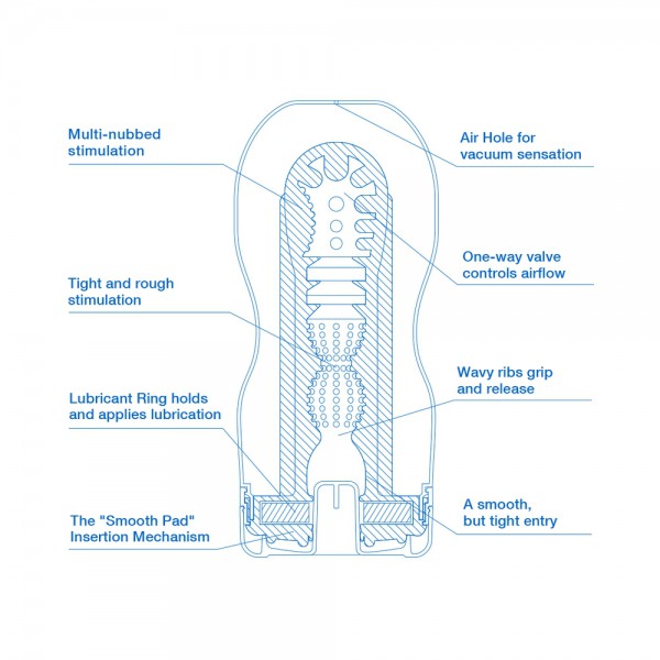 Tenga Original Vacuum Cup - Cool Edition