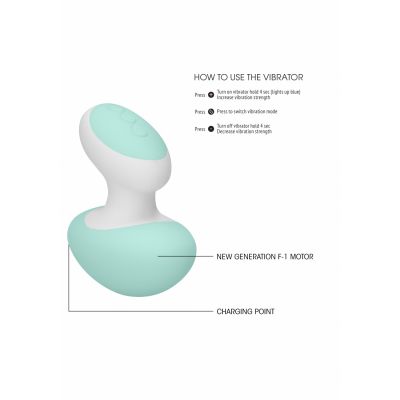 Loveline Clitoral Vibrator Lovebug Green Silicone Sex Toys