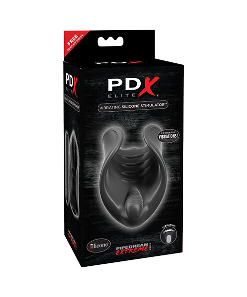 PDX ELITE VIBRATING SILICONE STIMULATOR