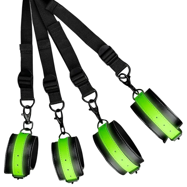 Ouch! Glow In the Dark Bed Bindings Restraint Kit