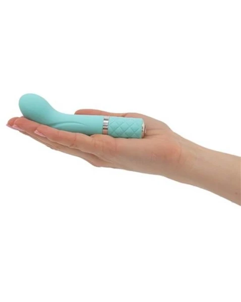 Pillow Talk Racy Mini Massager - Teal - 5 Inch