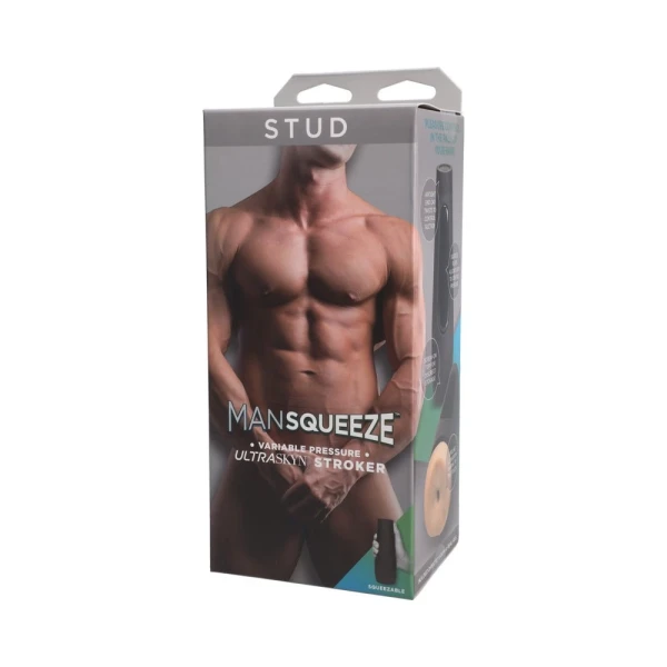 Man Squeeze Stud Ass Beige Stroker