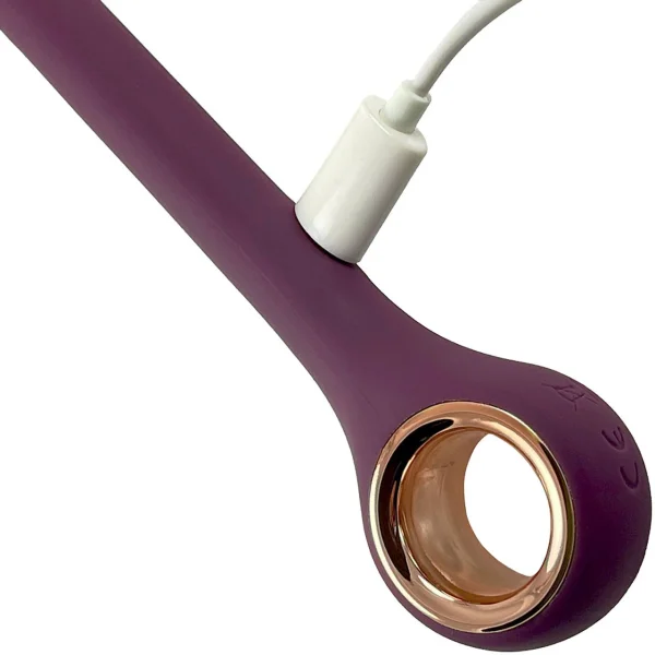 SheVibe Essentials G Bendable Silicone Rechargeable G-Spot Vibrator - Purple