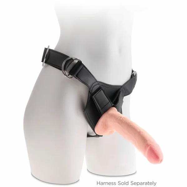 King Cock Plus 10" Triple Density Cock With Balls & Suction Cup Base - Vanilla