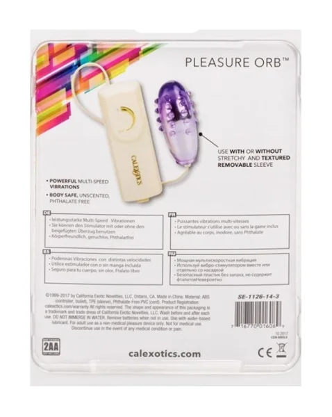 Pleasure Orb Vibrating Eggs - Purple