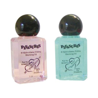 Pleasures Warming Oil Cotton Candy 1oz