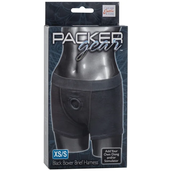 Packer Gear Boxer Brief Harness - Extra Small-small - Black