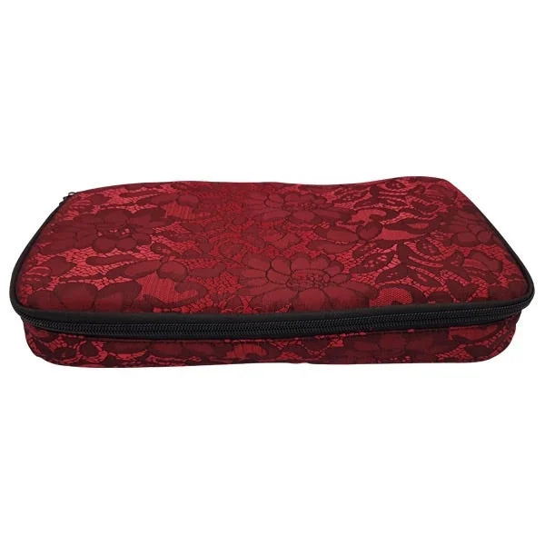 Lace Lockable Bag Red By Brigitta