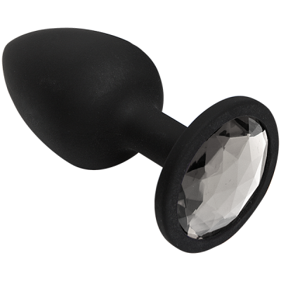 Booty Bling Small Silver Butt Plug