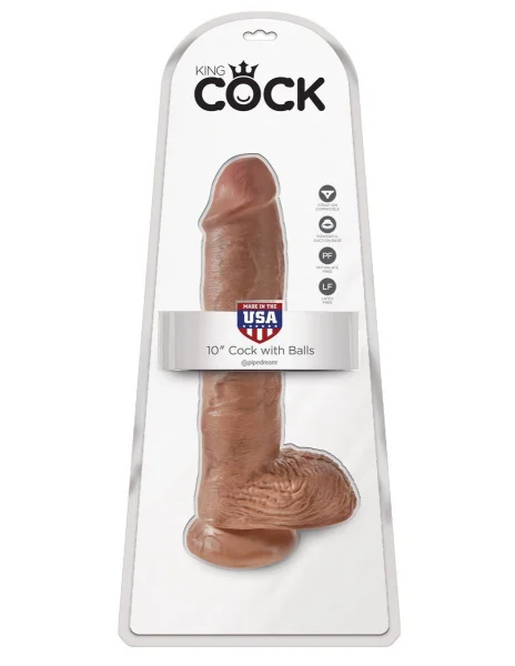 King Cock - 10 in. Cock With Balls