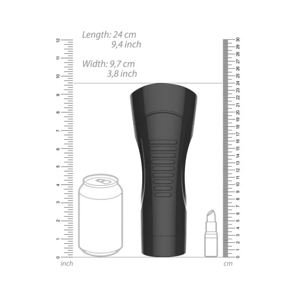Slt Self Lubrication Easy Grip Masturbator Xl Oral - Flesh — image 8 of 9